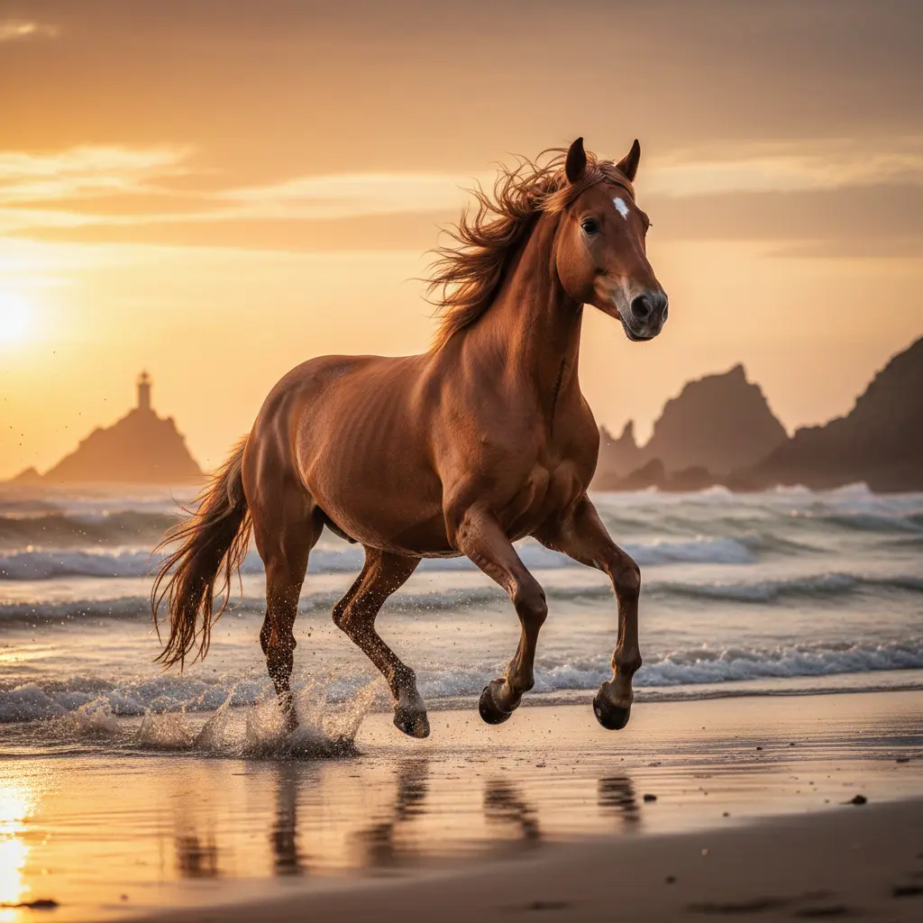 Horse and rider portrait